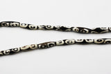 (African 016)  African Batik Bone Beads