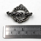 Sterling Freeform Toggle Clasp
