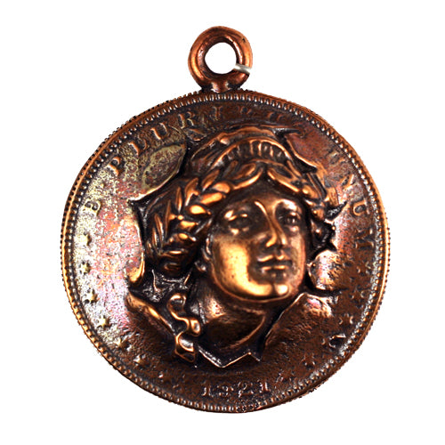 Bronze Liberty Head Dollar Pendant