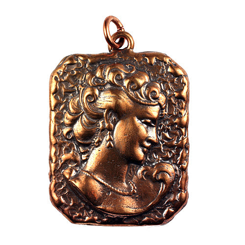 Bronze Lady Pendant