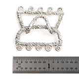 5 strand sterling hook clasp