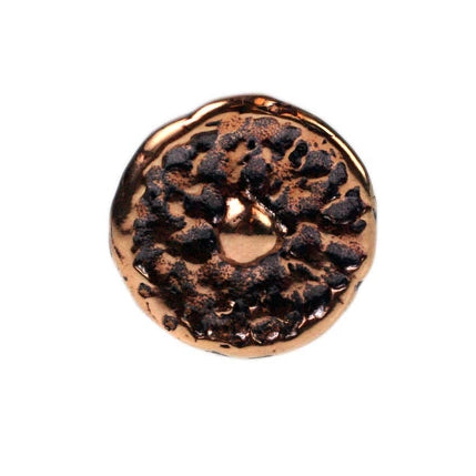 Bronze Textured Round Button