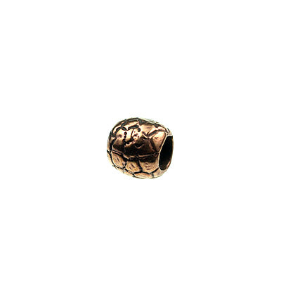 Turtle Shell Style Bead 10x11mm