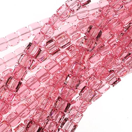 8mm Light Rose Swarovski Crystal