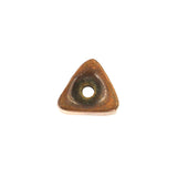 (bzbd058-9865a) 10mm Flat Triangle Spacer Bead