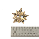 (bzbn018-N0153a) Bronze Polyangular Bead