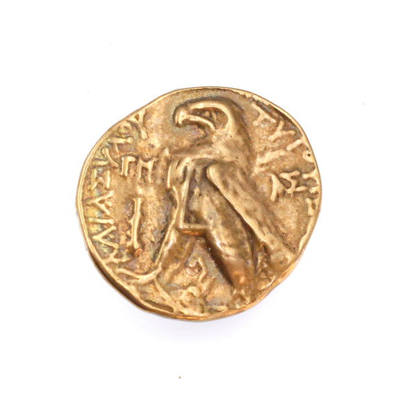 Solid Bronze Coin Button By Old World Bronze