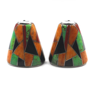 (IC002) Large Multi Stone Inlay Cones