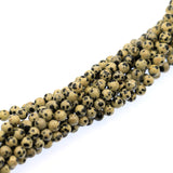 (dalmatian004) 6mm Dalmatian Jasper beads