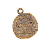 (bzrc014-3671) Greek "Lion Head - Chariot" coin