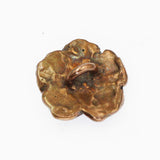 (bzbn007-N0141) Bronze Flower Button