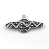 (Stg-019-8652) Sterling Silver Toggle