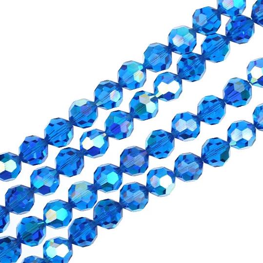 10mm Capri Blue Swarovski Crystal
