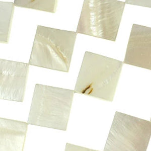 Mother of pearl 15mm Squares
