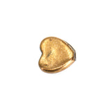 (bzbd101-N0027) Bronze Heart Bead