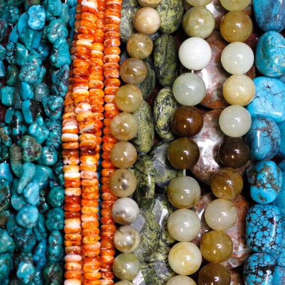 Gemstone Beads under $25