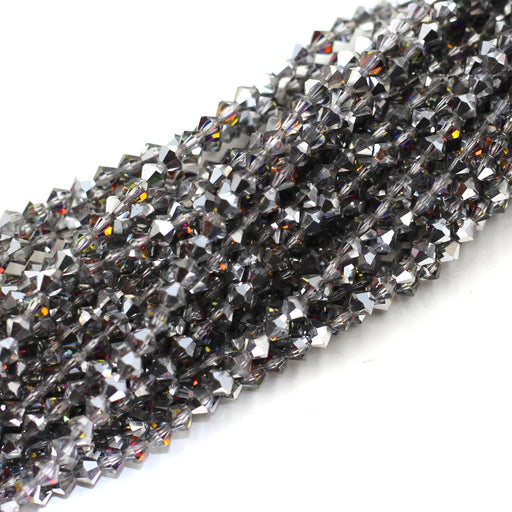 4mm Bicone Volcano AB Swarovski Crystal