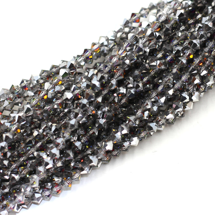 4mm Bicone Volcano AB Swarovski Crystal