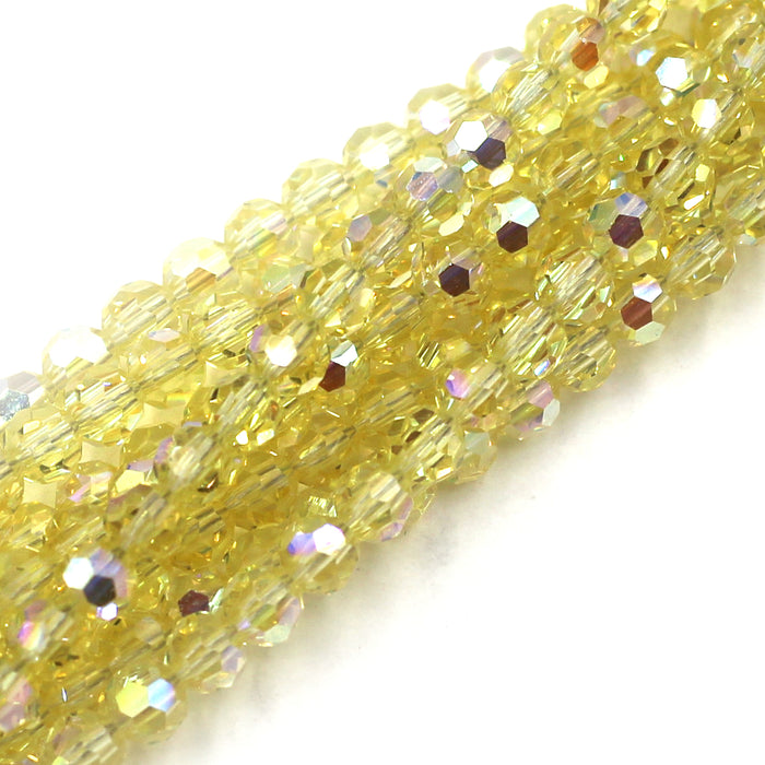 4mm Round Jonquil AB Swarovski Crystal
