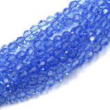 6mm Round Lt. Sapphire Swarovski Crystal