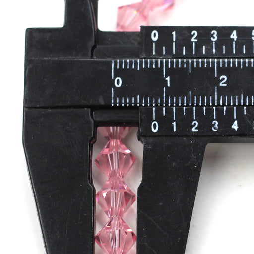 8mm Bicone Light Rose Swarovski Crystal