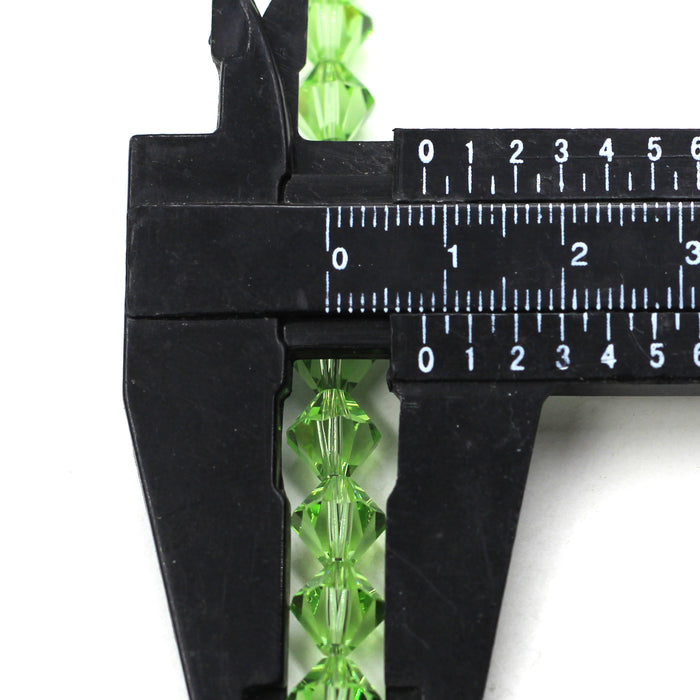 8mm Bicone Peridot Swarovski Crystal