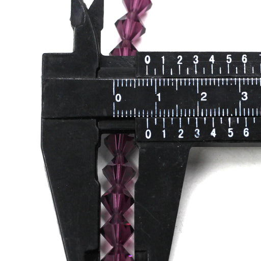 8mm Bicone Amethyst Swarovski Crystal
