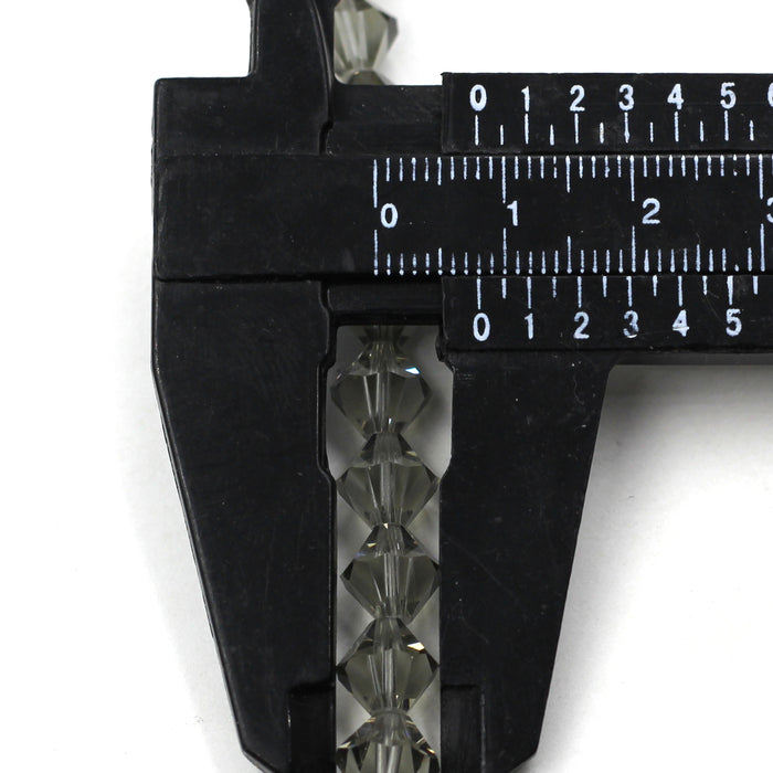 8mm Bicone Black Diamond Swarovski Crystal