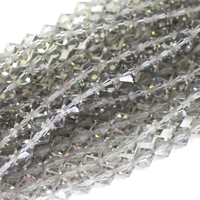 8mm Bicone Black Diamond Swarovski Crystal