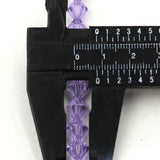 8mm Bicone Violet Swarovski Crystal