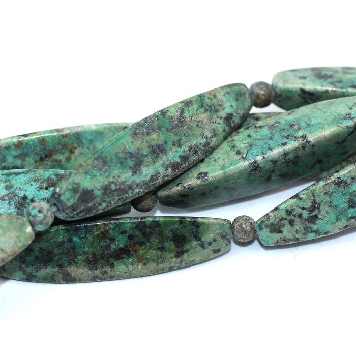 (AFT-005) Elongated 3 Sided African Turquoise