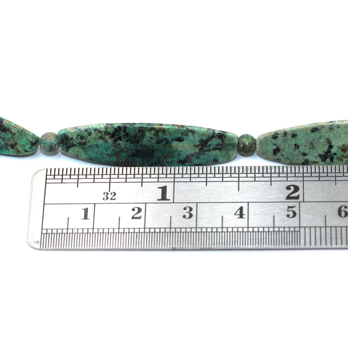 (AFT-005) Elongated 3 Sided African Turquoise