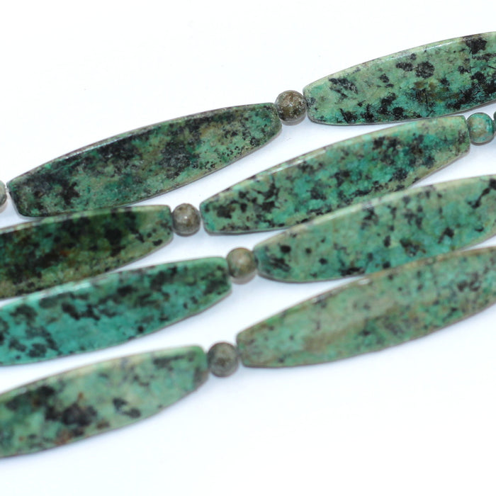 (AFT-005) Elongated 3 Sided African Turquoise