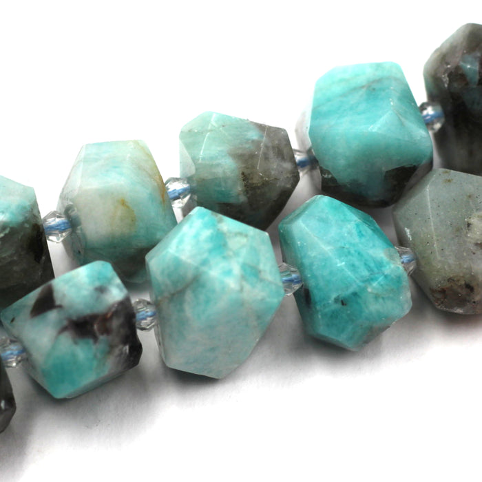 (AMA-011) Large Amazonite Nugget Beads