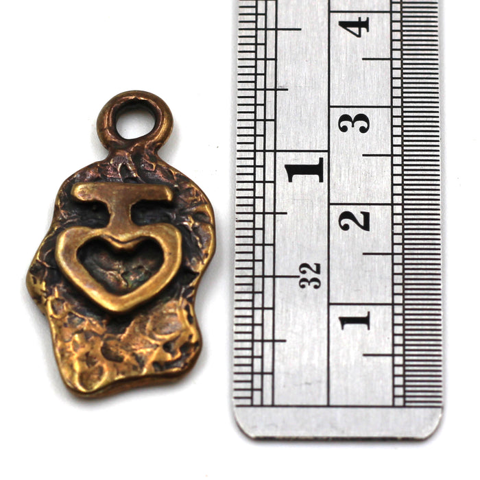 (bzp379-N0018) Bronze Charm