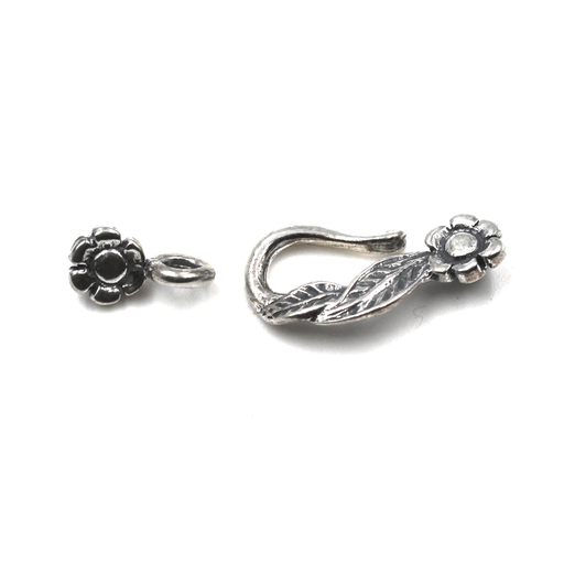 sterling flower clasp