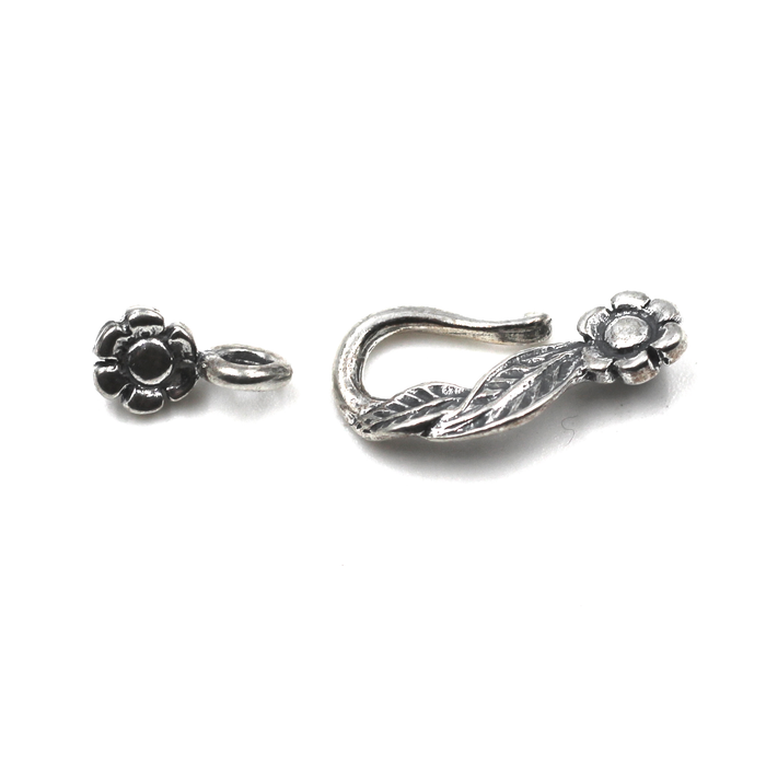 sterling flower clasp