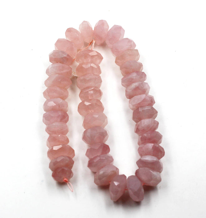 (qtz069) Simple Faceted Rose Quartz