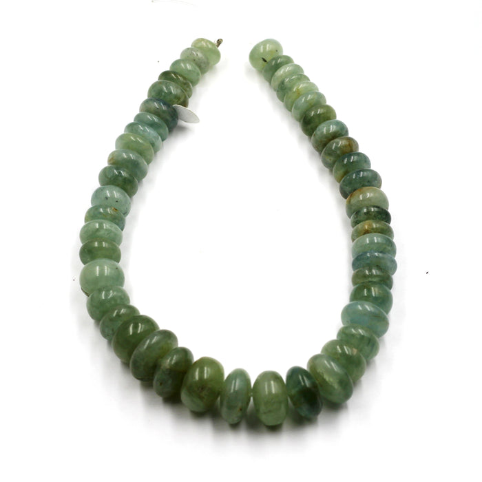 (AQUA-004) Large graduated Aquamarine Rondelles