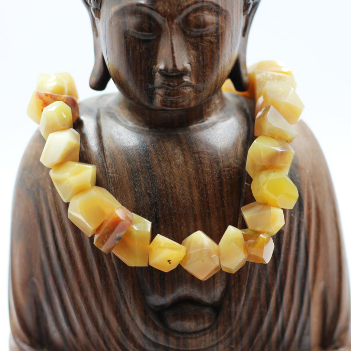 (opal004) Golden Honey Opal Beads