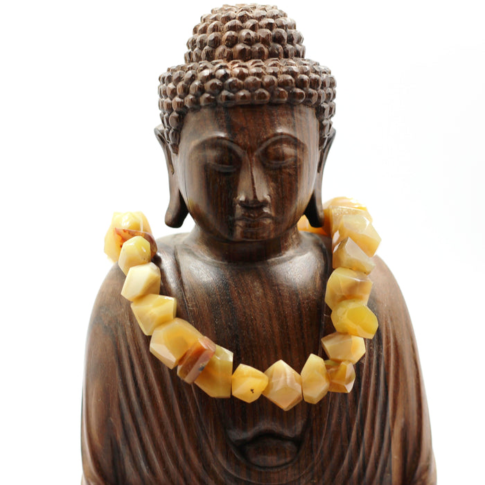 (opal004) Golden Honey Opal Beads