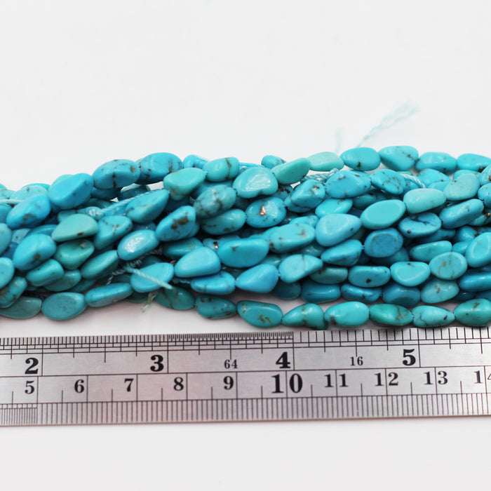 Blue Turquoise nugget strands