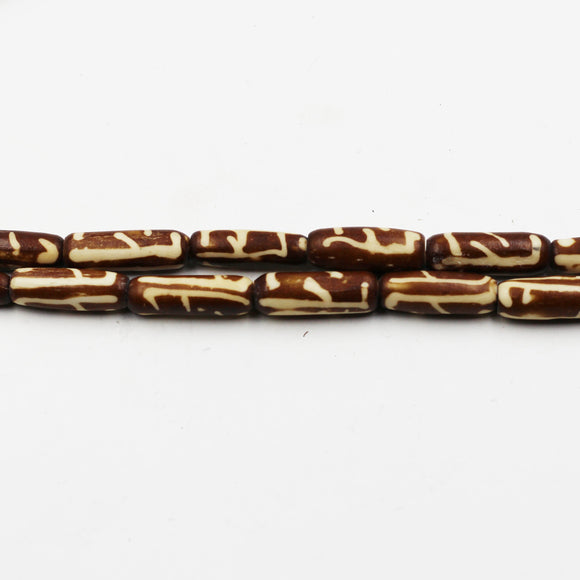 (African 015( African Bone Batik Beads