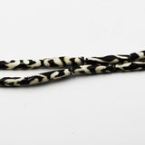 (african023) African Batik Bone Bead Strand
