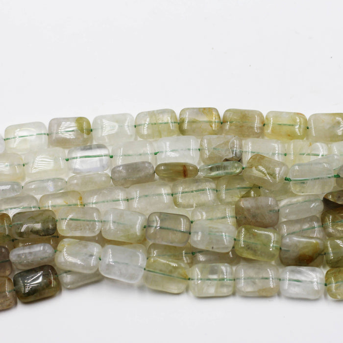 qtz114.   Green Quartz rectangle pillows