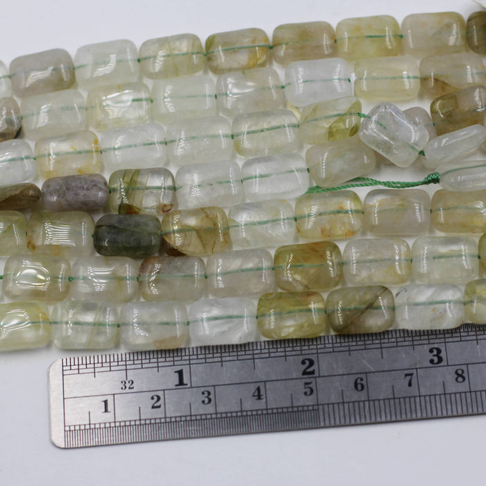 qtz114.   Green Quartz rectangle pillows