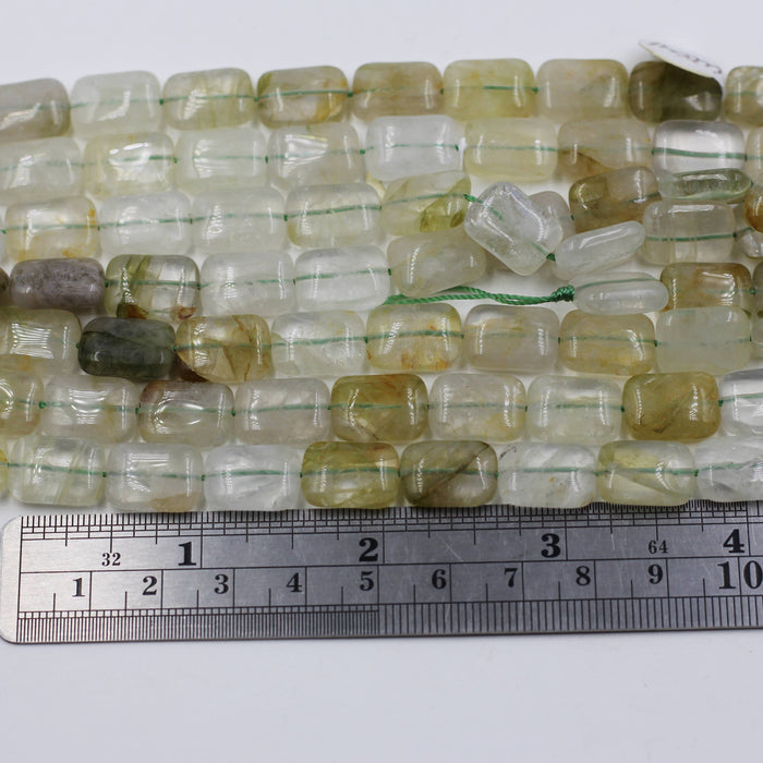 qtz114.   Green Quartz rectangle pillows