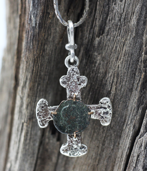 Ancient Roman Empire Coin Pendant.