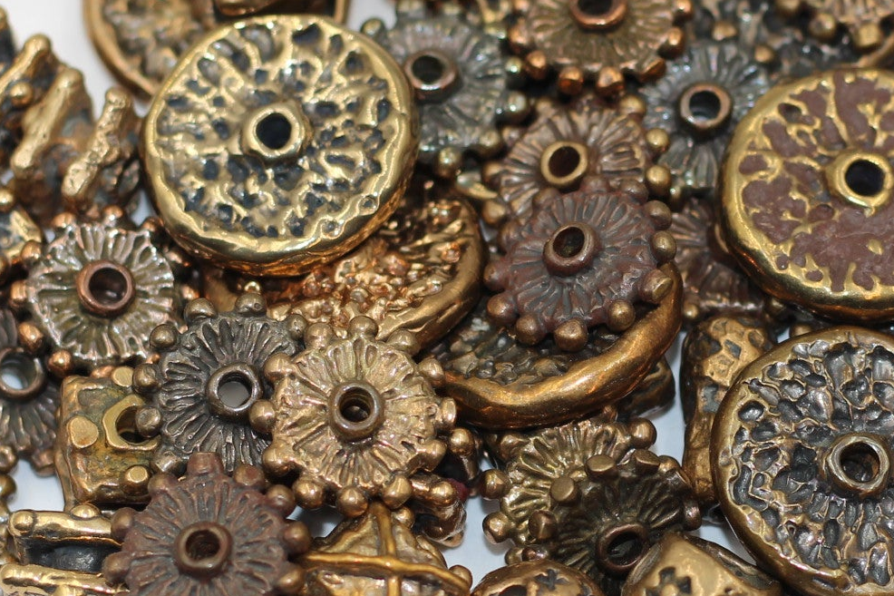 Old World Bronze Beads