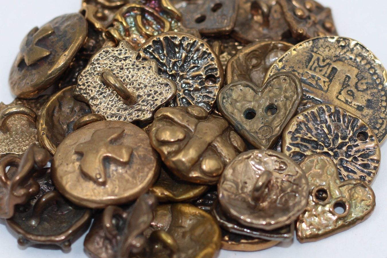 Old World Bronze Buttons